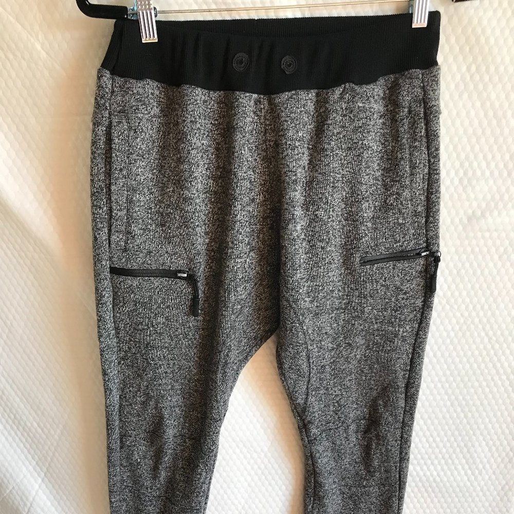 UNCLE RALPH DROP CROTCH MEN JOGGER PANT SZ SMALL ELASTIC WAIST EUC